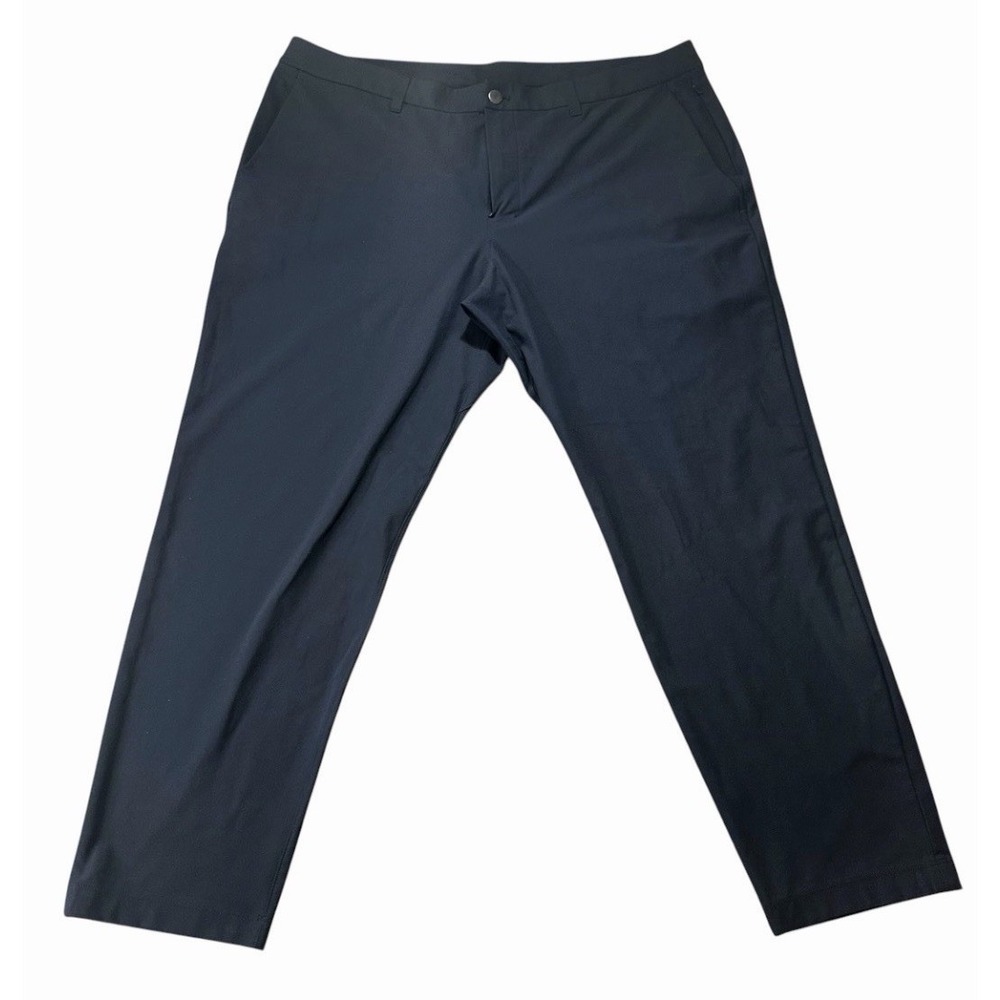 Lululemon Pants Mens 40x27 Navy Blue Performance Slim Fit ABC Warpstreme